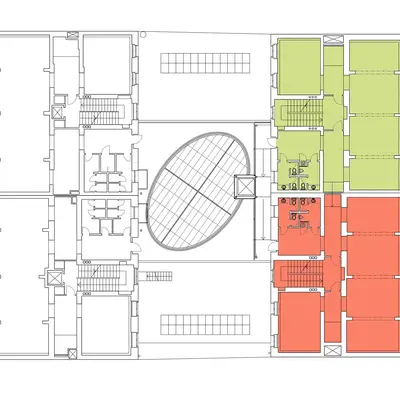 Pronájem kanceláře 320 m² Záhřebská, Praha - Vinohrady